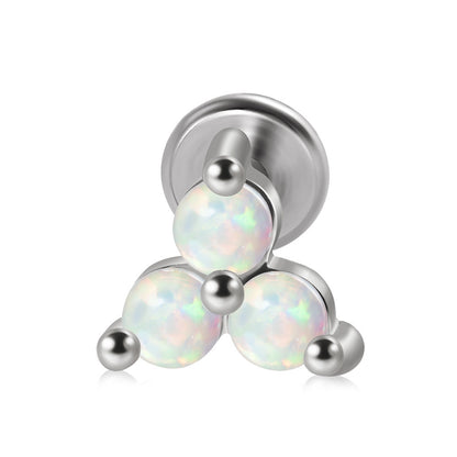 Threaded Edge Studs  - 925 Sterling Silver