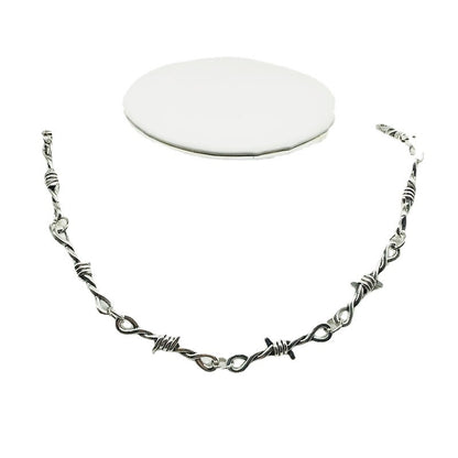 Iron Throne Barbed Wire Necklace