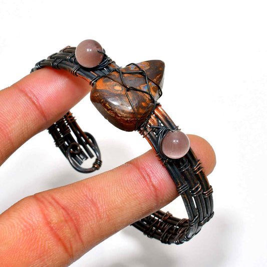 Sacred Ground – Hand-Wrapped Gemstone Bracelet