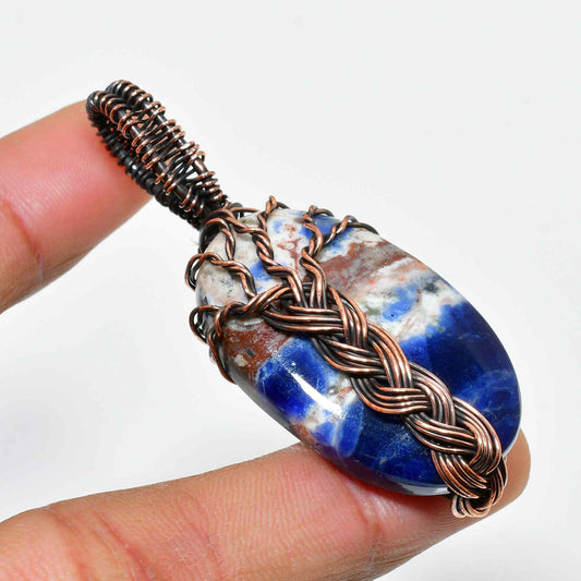 Earth’s Whisper – Sandstone Copper Pendant
