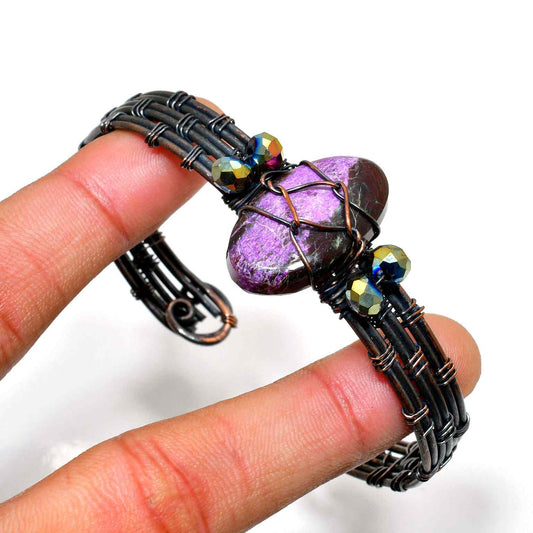 Serenity’s Embrace – Amethyst Copper Bracelet