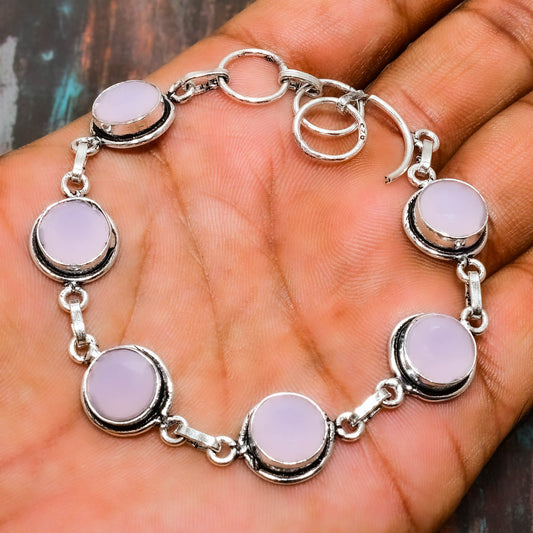 Lilac Dream – Sterling Silver Lilac Stone Bracelet