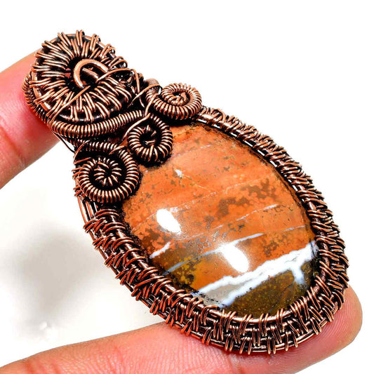 Earthsong – Natural Stone Copper Pendant