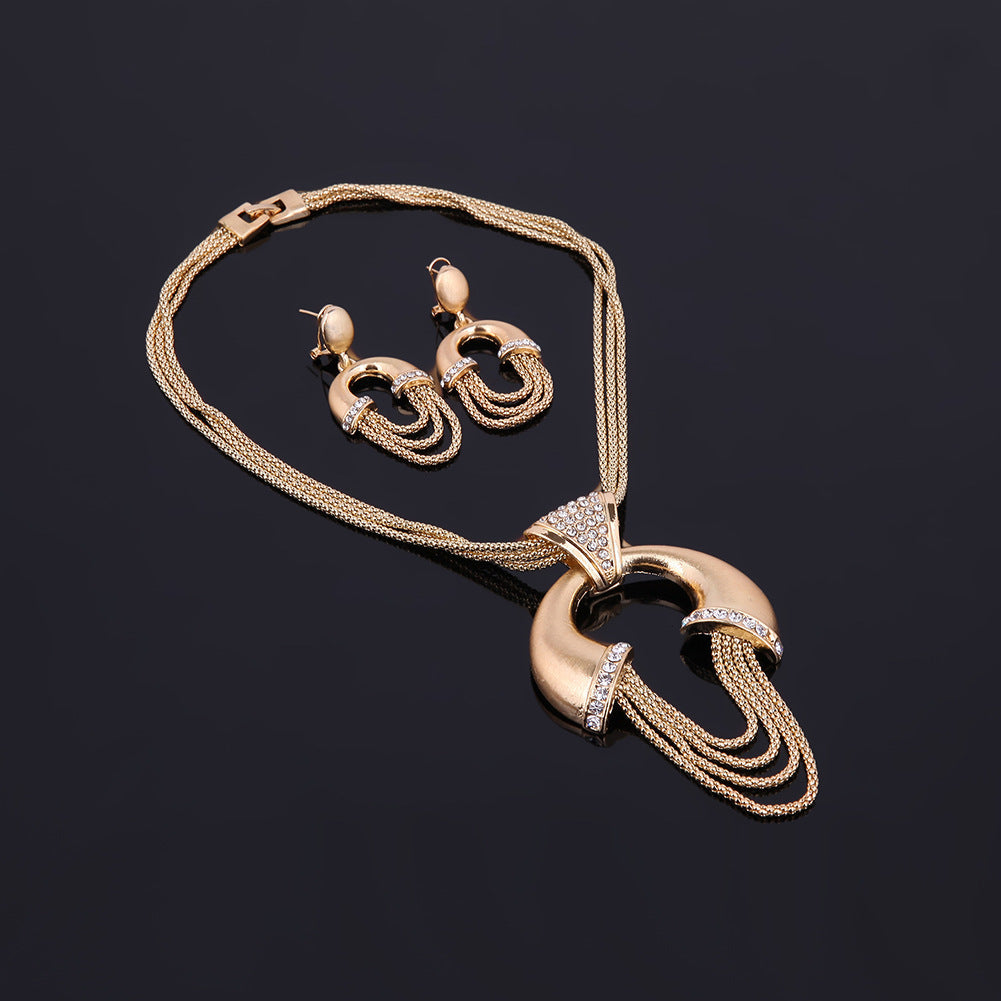 Radiant Elegance Four-Piece Bridal Jewelry Set