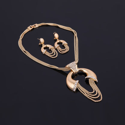 Radiant Elegance Four-Piece Bridal Jewelry Set