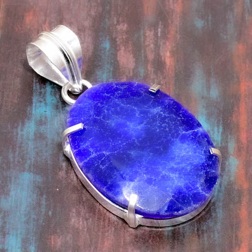 Heavenly Wisdom – Lapis Lazuli Sterling Silver Pendant