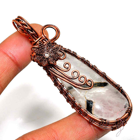 Harmony’s Whisper – Copper Quartz Pendant