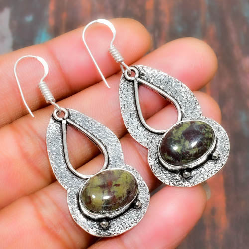 Earth’s Embrace – Sterling Silver Gemstone Earrings