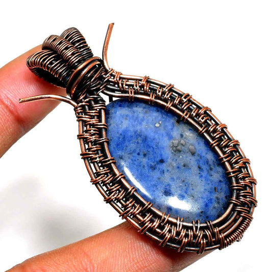 Inner Vision – Lapis Lazuli Copper Pendant