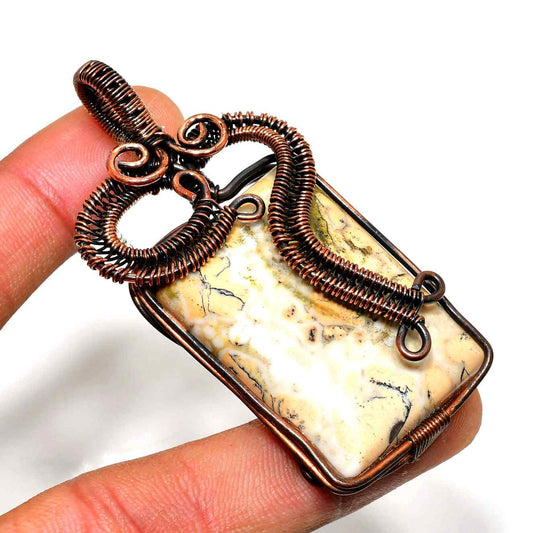 Grounded Grace – Earthstone Copper Pendant