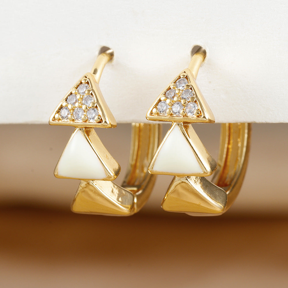 Triangle Vibe Retro Earrings