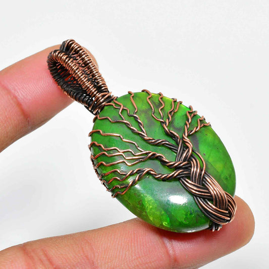 Verdant Arbor – Tree of Life Copper Pendant