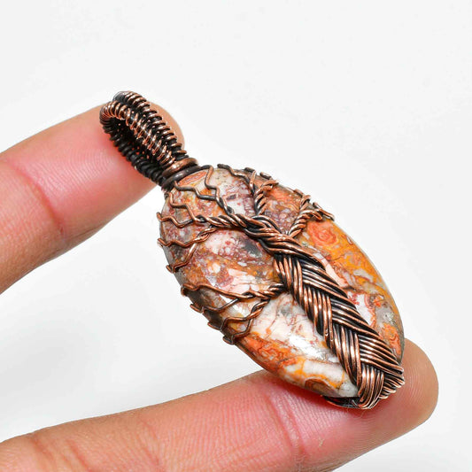 Gaia’s Anchor – Jasper & Copper Pendant