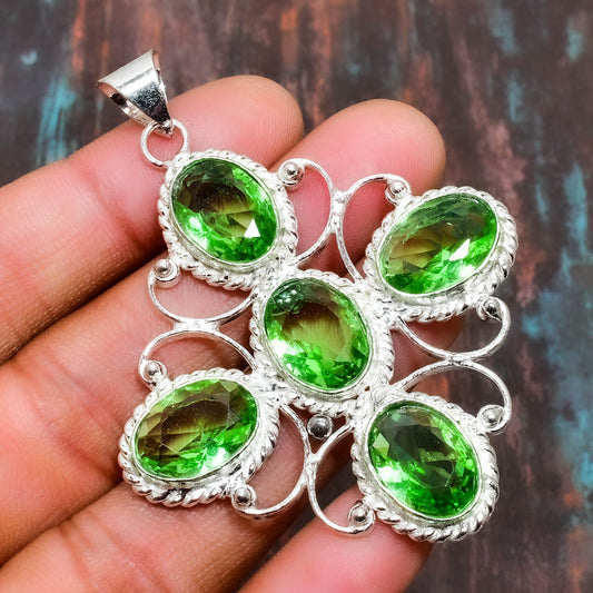Peridot Elegance – Sterling Silver Renewal Pendant