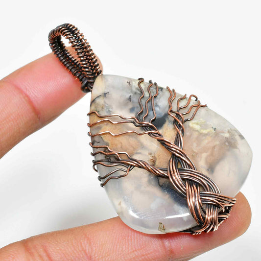 Gaia’s Embrace – Tree of Life Stone Pendant