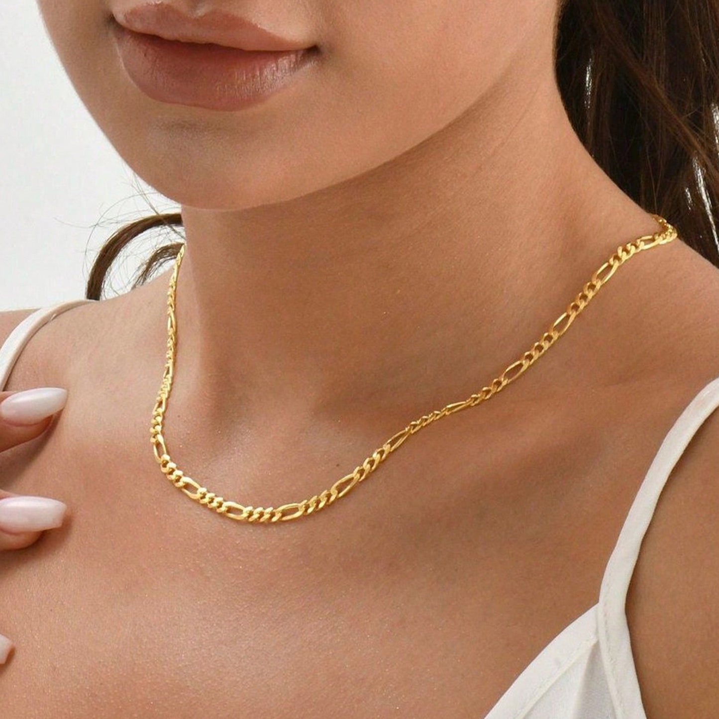 Pristine Figaro Chain Necklace