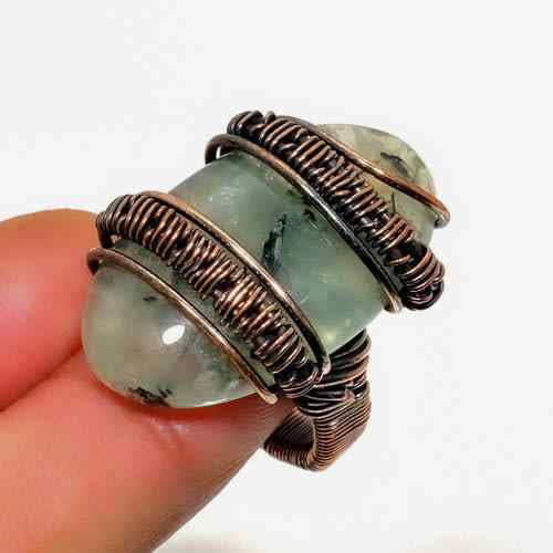 Clarity’s Embrace – Fluorite & Copper Ring