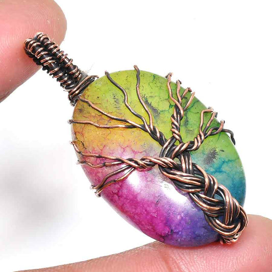 Gaia’s Harmony – Copper Tree of Life Pendant