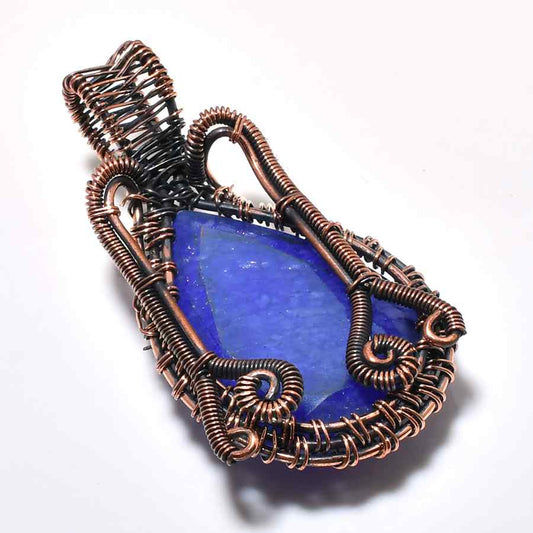 Sage’s Insight – Lapis Lazuli Copper Pendant