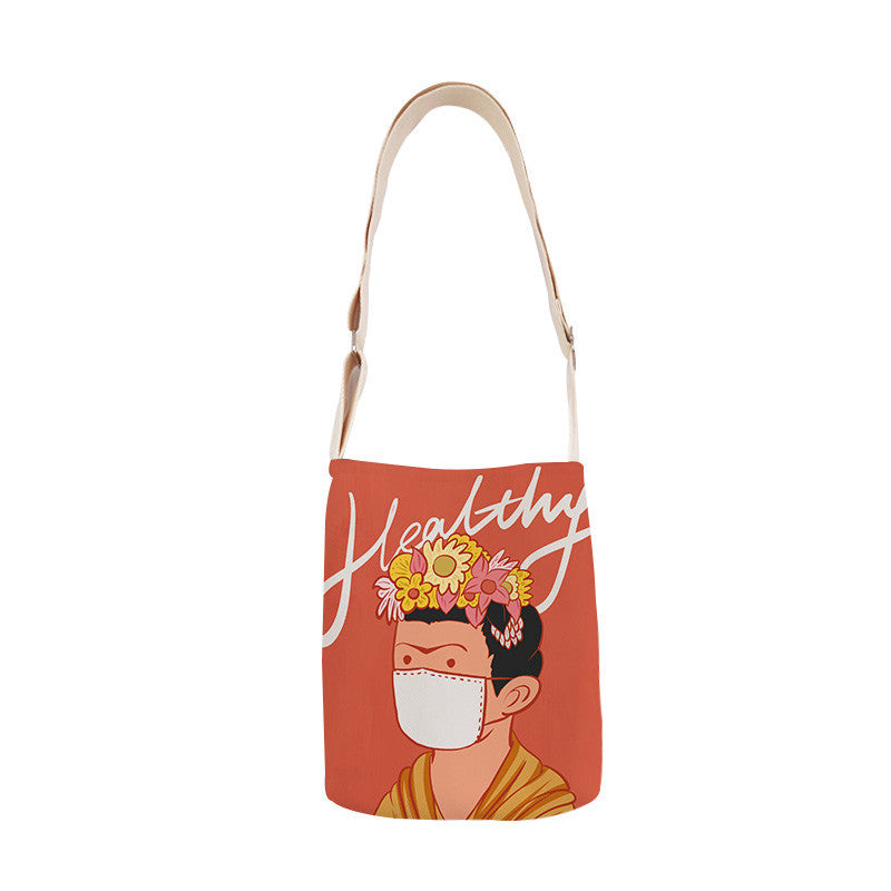 Artistic Canvas Bag - Double-Sided Design