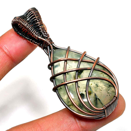 Grounded Grace – Copper Crystal Pendant