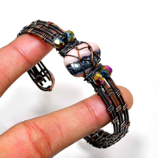 Soul Anchor – Copper & Stone Bracelet