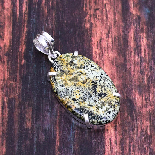 Gaia’s Embrace – Jasper & Sterling Silver Pendant