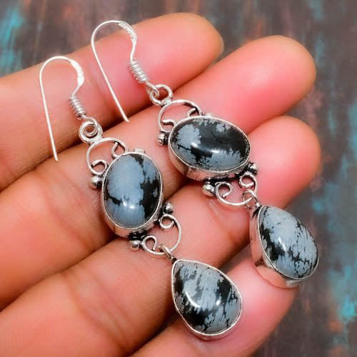 Obsidian Dreams – Sterling Silver Protection Earrings