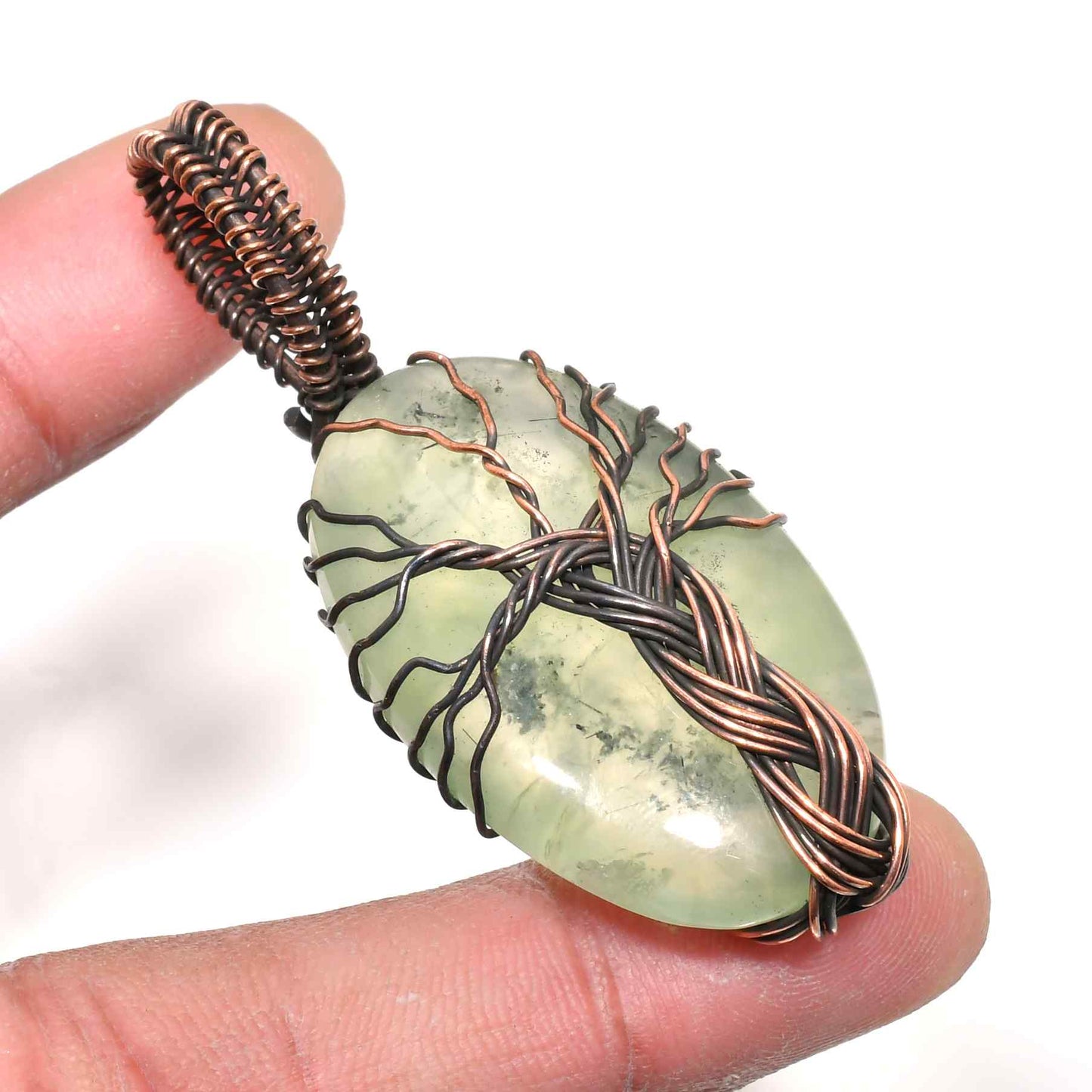 Verdant Roots – Oxidized Copper Tree of Life Pendant