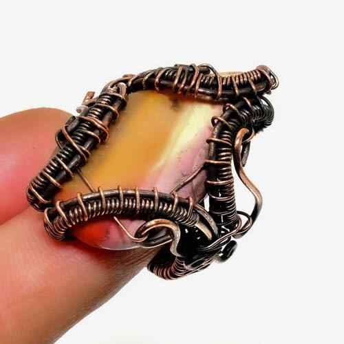 Terra Harmony – Oxidized Copper Agate Ring