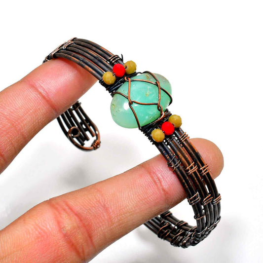 Serenity’s Embrace – Aventurine & Copper Bracelet