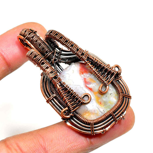 Selene’s Shield – Amethyst Copper Pendant