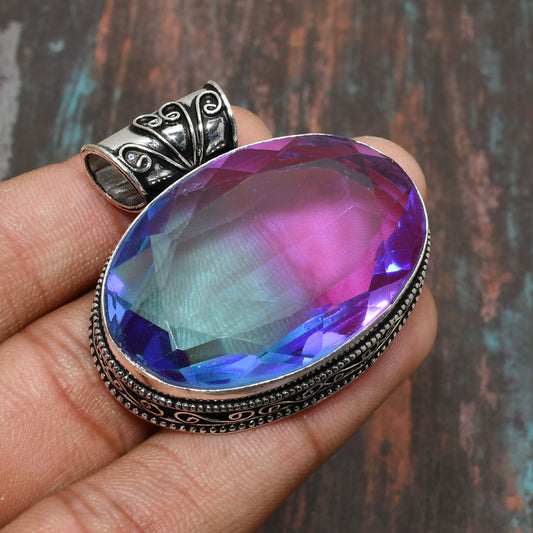 Mystic Twilight – Labradorite Sterling Silver Pendant