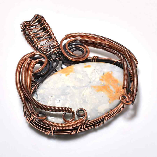 EmberWilde – Copper & Unique Stone Pendant