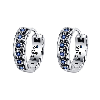 Vintage Braid Earrings  - 925 Sterling Silver