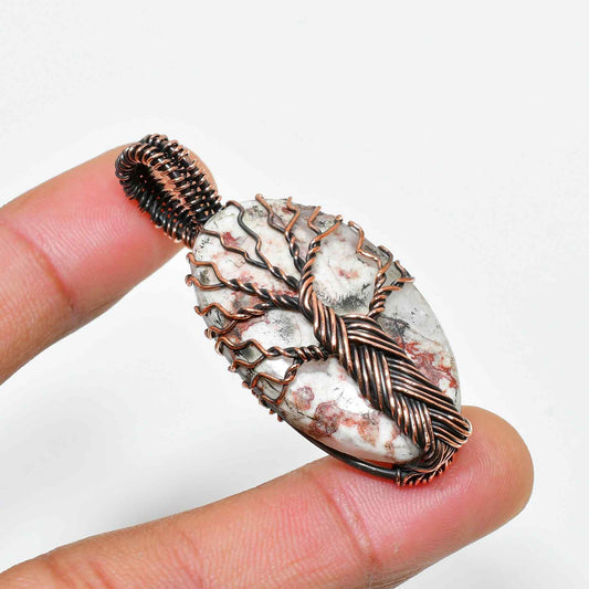 Gaia’s Embrace – Tree of Life Copper Pendant