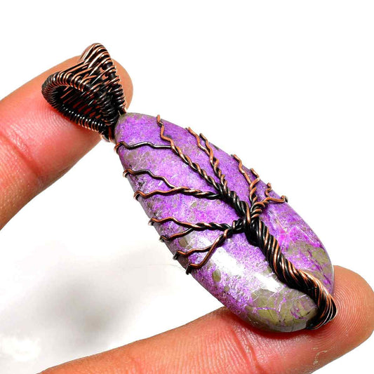 Mystic Grove – Amethyst Tree of Life Pendant