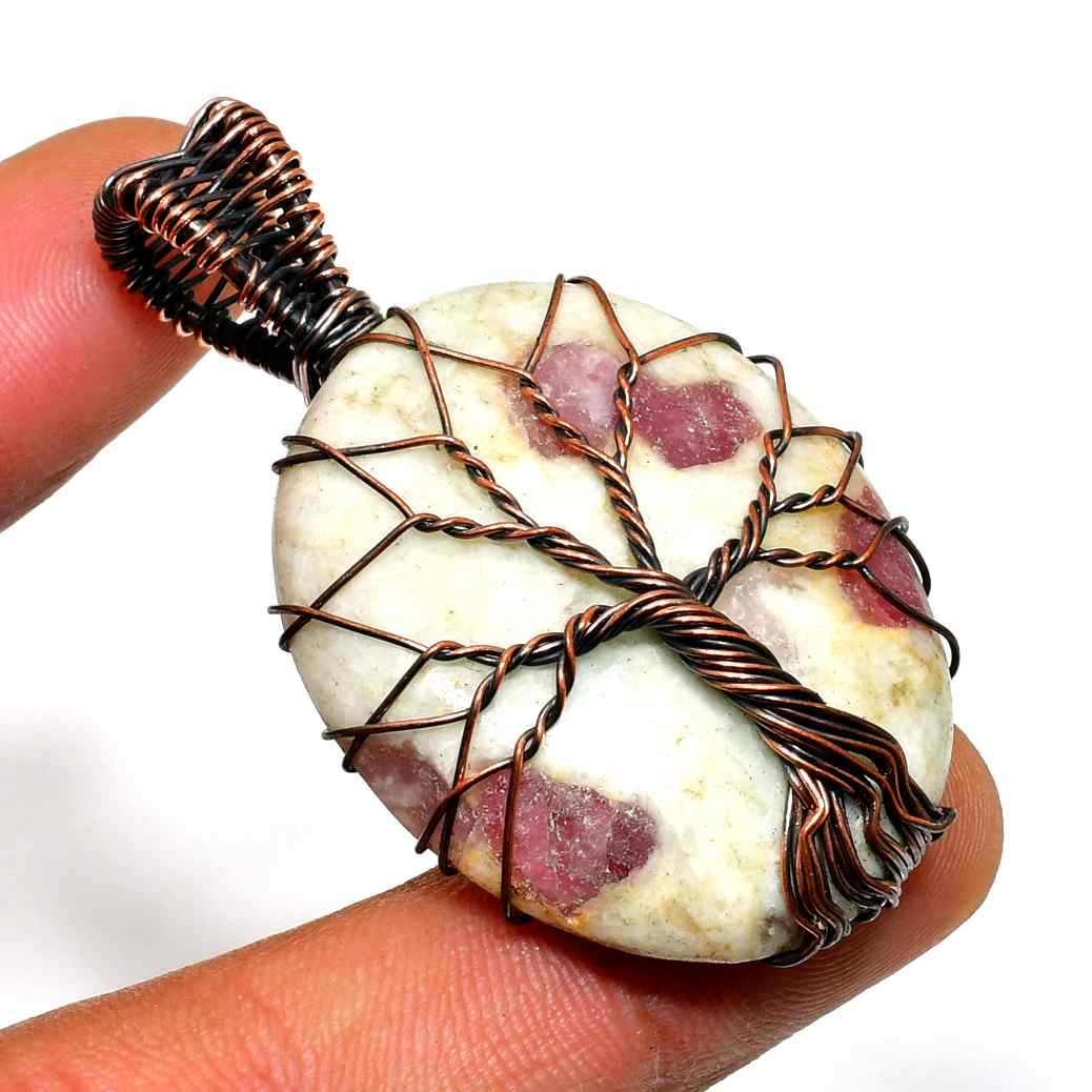 Terra’s Root – Tree of Life Copper & Stone Pendant