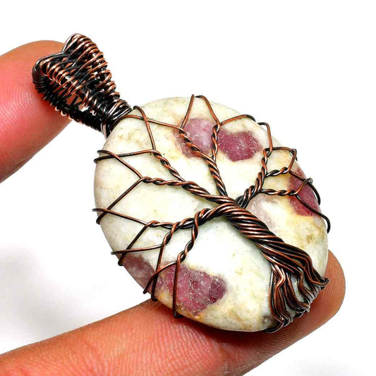 Terra’s Root – Tree of Life Copper & Stone Pendant