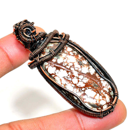 Earth’s Embrace – Jasper Copper Pendant