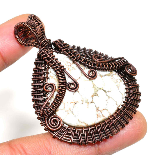 Marisol’s Serenity – Turquoise Copper Pendant