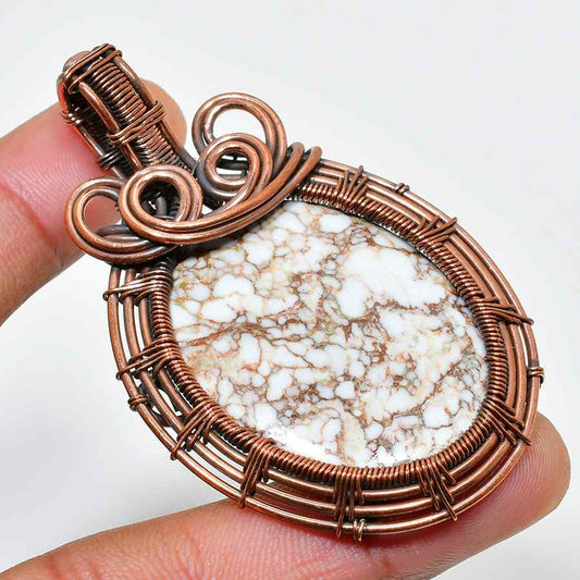 Earthsong – Jasper & Copper Pendant