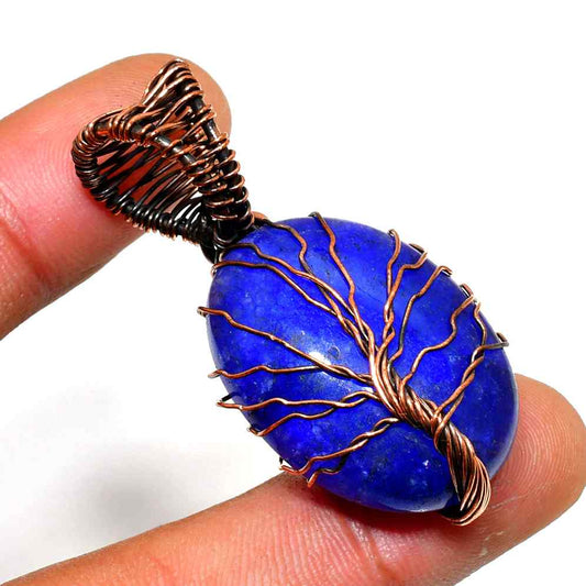 Soul Arbor – Lapis Copper Pendant