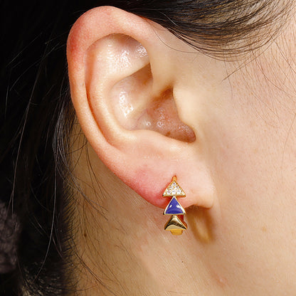 Triangle Vibe Retro Earrings
