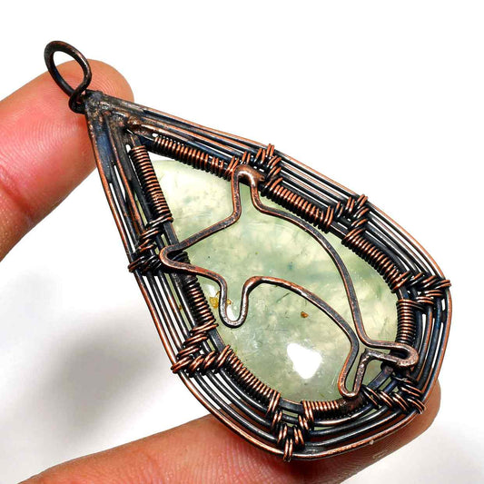 Tidal Harmony – Copper Sea Glass Dolphin Pendant