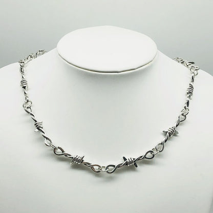 Iron Throne Barbed Wire Necklace
