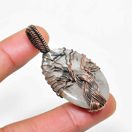 Gaia’s Arbor – Quartz Tree of Life Pendant