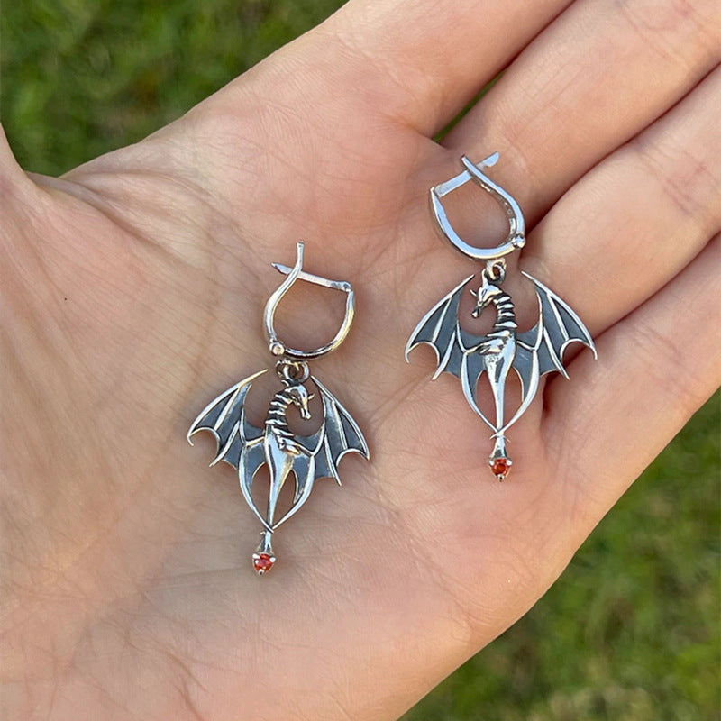 Vintage Bat Earrings