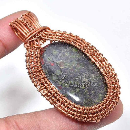 Earth’s Anchor – Copper Stone Pendant