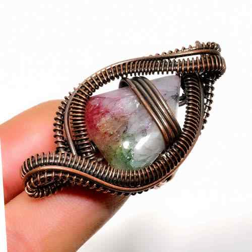 Aurora’s Clarity – Fluorite Copper Ring